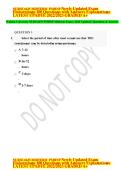 Walden University NURS 6635 PMHNP Midterm Exam &vert; 2026 Updated &vert; Questions & Answers&NewLine;&NewLine;