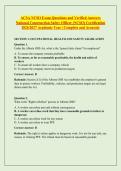 ACSA NCSO Exam Questions and Verified Answers &NewLine;National Construction Safety Officer &lpar;NCSO&rpar; Certification &NewLine;2026&sol;2027 Academic Year &vert; Complete and Accurate