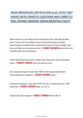 NAMS Menopause Certification Examination Study Guide &vert; Questions and Answers