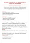 Biochemistry Midterm Exam Prep Guide 2026-2027 &vert; 200 Actual Test Questions and Verified Detailed Solutions &lpar;Core Conceptual Assessment Bank&comma; Graded A&plus;&rpar;