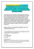 NSAR Salesperson Licensing Exam 2026&sol;2027 &vert; &NewLine;Verified Questions Nova Scotia Association of &NewLine;REALTORS&reg; &lpar;NSAR&rpar; &sol; Nova Scotia Real Estate &NewLine;Commission &vert; Verified Q&A &vert; Professional Real Estate &NewLine;Licensing Candidates 