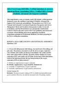 AHA PALS Exam 2025&sol;2026 &vert; Verified Questions & Answers &NewLine;American Heart Association &lpar;AHA&rpar; &vert; Verified 100&percnt; Correct &NewLine;&vert; Pediatric Advanced Life Support Candidates 