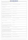 NHA CCMA  Study Guide 2026&ndash;2027 &vert; Certified Clinical Medical Assistant &vert; Practice Questions and Answers