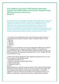 Texas Esthetician License Exam &lpar;TDLR Esthetician State Board&rpar; &NewLine;Complete Texas TDLR Esthetician Licensing Exam Preparation Guide&NewLine;200 Practice Questions and Answers &NewLine;Graded A&plus;&NewLine;