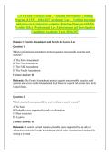 CITP Exam 3 Actual Exam &ndash; Criminal Investigator Training &NewLine;Program &lpar;CITP&rpar; &ndash; 2026&sol;2027 Academic Year &ndash; Verified Questions &NewLine;and Answers Criminal Investigator Training Program &lpar;CITP&rpar; &vert; &NewLine;Verified Q&A &vert; Professional Law Enforcement and Investigative &NewLine;Candid