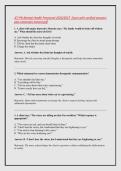 ATI PN Mental Health Proctored 2026&sol;2027  Exam with verified answers &NewLine;plus rationales instant pdf 