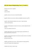 HCR 240&colon; Human Pathophysiology Exam 1 &vert;&vert; Graded A&plus;&period;