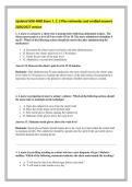 Updated NSG 4800 Exam 1&comma; 2&comma; 3 Plus rationales and verified answers &NewLine;2026&sol;2027 version 