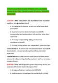 ScribeAmerica Medical Scribe Midterm Exam &vert; Complete &NewLine;Practice QUESTIONs&comma; Correct Answers & Detailed Rationales &NewLine;&lpar;2026&sol;2027&rpar; 