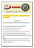 &NewLine;WGU D668 Elementary Literacy Curriculum &ndash; Complete Study Guide & 250 Practice Questions&NewLine;