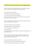 Drexel University NURS 322 Final Exam &vert;&vert; with Complete Solution&period;