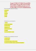 Exam1&colon;NUR6111&sol;NUR6111&lpar;Latest2026&sol; &NewLine;2027Update&rpar;AdvancedPracticeNursingI &NewLine;Guide&vert;withover600Questions&Answers&vert; &NewLine;GradeA&vert;100&percnt;Correct&lpar;VerifiedSolutions&rpar; 