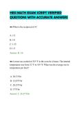HESI MATH EXAM SCRIPT VERIFIED QUESTIONS WITH ACCURATE ANSWERS&period;pdf&NewLine;&NewLine;