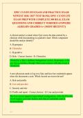 EPIC CLN251&sol;252 EXAM AND PRACTICE EXAM &NewLine;NEWEST 2026&sol; 2027 TEST BANK&vert; EPIC CLN251&sol;252 &NewLine;EXAM PREP WITH COMPLETE 300 REAL EXAM &NewLine;QUESTIONS AND CORRECT VERIFIED ANSWERS&sol; &NewLine;ALREADY GRADED A&plus; &lpar;MOST RECENT&excl;&excl;&rpar; 