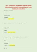 Ch&period; 11 - Hair Removal Exam Practice Latest 2026 Updated &NewLine;Questions and Verified 100&percnt; Solutions &lpar;2026&sol;2027&rpar; Grade&colon; &NewLine;A&plus;&vert;Status&colon; Guaranteed Pass 