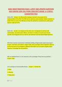 BASIC INDOCTRINATION EXAM 1 LATEST 2026 UPDATED QUESTIONS &NewLine;AND VERIFIED 100&percnt; SOLUTIONS &lpar;2026&sol;2027&rpar; GRADE&colon; A&plus;&vert;STATUS&colon; &NewLine;GUARANTEED PASS