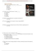 Test Bank for Anatomy & Physiology&colon; The Unity of Form and Function 10th Edition &vert; Kenneth S&period; Saladin &vert; All Chapters