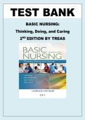 Test Bank for Basic Nursing&colon; Thinking&comma; Doing&comma; and Caring 2nd Edition &vert; Leslie S&period; Treas&comma; Judith M&period; Wilkinson&comma; Karen L&period; Barnett & Mable H&period; Smith &vert; All Chapters