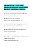 HESI MILESTONE 2 EXAM SCRIPT COMPLETE QUESTIONS AND ANSWERS BUNDLED EXAMS FULL SOLUTION&period;pdf&NewLine;&NewLine;