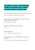 HESI MOBILITY FINAL PAPER UPDATED COMPLETE QUESTIONS AND CORRECT ANSWERS BUNDLED REVIEW GUIDE&period;pdf&NewLine;&NewLine;