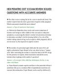 HESI PEDIATRIC EXIT 12 EXAM REVIEW SOLVED QUESTIONS WITH ACCURATE ANSWERS&period;pdf&NewLine;&NewLine;