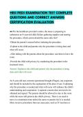 HESI PEDS EXAMINATION TEST COMPLETE QUESTIONS AND CORRECT ANSWERS CERTIFICATION EVALUATION&period;pdf&NewLine;&NewLine;