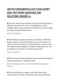 HESI PN FUNDAMENTALS EXIT EXAM SCRIPT 2026 TEST PAPER QUESTIONS AND SOLUTIONS GRADED A&period;pdf&NewLine;&NewLine;
