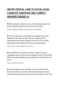 HESI RN CRITICAL CARE V2 ACTUAL EXAM COMPLETE QUESTIONS AND CORRECT ANSWERS GRADED A&period;pdf&NewLine;&NewLine;