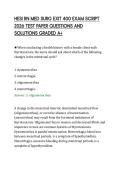 HESI RN MED SURG EXIT 400 EXAM SCRIPT 2026 TEST PAPER QUESTIONS AND SOLUTIONS GRADED A&period;pdf&NewLine;&NewLine;