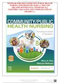 Test bank For Community&sol;Public Health Nursing&colon; Promoting the Health of Populations 8th Edition by by Mary A&period; Nies &comma;Melanie McEwen &vert; 9780323795319