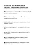 HESI&lowbar;MENTAL&lowbar;HEALTH&lowbar;EXAM&lowbar;3&lowbar;EXAM&lowbar;PREPARATION&lowbar;AND&lowbar;SUMMARY&lowbar;SHEET&lowbar;2026