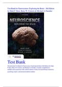 Test Bank for Neuroscience&colon; Exploring the Brain 5th Edition &vert; Mark F&period; Bear&comma; Barry W&period; Connors & Michael A&period; Paradiso &vert; Chapters 1&ndash;25