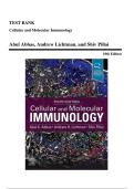 Test Bank for Cellular and Molecular Immunology 10th Edition &vert; Abul K&period; Abbas&comma; Andrew H&period; Lichtman & Shiv Pillai &vert; All Chapters 1&ndash;21