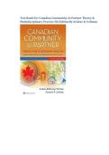 Test Bank for Canadian Community as Partner&colon; Theory & Multidisciplinary Practice 5th Edition &vert; Ardene R&period; Vollman & Suzanne F&period; Jackson &vert; All Chapters