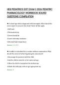 HESI&lowbar;PEDIATRICS&lowbar;EXIT&lowbar;EXAM&lowbar;3&lowbar;2026&lowbar;PEDIATRIC&lowbar;PHARMACOLOGY&lowbar;WORKBOOK