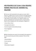 HESI&lowbar;PEDIATRICS&lowbar;EXIT&lowbar;EXAM&lowbar;3&lowbar;2026&lowbar;PEDIATRIC&lowbar;NURSING&lowbar;PRACTICE&lowbar;SET