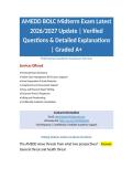 AMEDD BOLC Midterm Exam Latest 2026-2027 Update Verified Questions & Detailed Explanations  Graded A&plus;