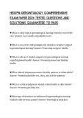 HESI&lowbar;PN&lowbar;GERONTOLOGY&lowbar;COMPREHENSIVE&lowbar;EXAM&lowbar;PAPER&lowbar;2026&lowbar;TESTED&lowbar;QUESTIONS