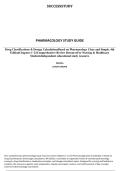 Pharmacology Clear and Simple 4th Edition Study Guide Chapters 1&ndash;21 &vert; Drug Classifications & Dosage Calculations