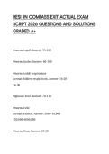 HESI&lowbar;RN&lowbar;COMPASS&lowbar;EXIT&lowbar;ACTUAL&lowbar;EXAM&lowbar;SCRIPT&lowbar;2026&lowbar;QUESTIONS&lowbar;AND&lowbar;SOLUTIONS