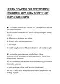 HESI&lowbar;RN&lowbar;COMPASS&lowbar;EXIT&lowbar;CERTIFICATION&lowbar;EVALUATION&lowbar;2026&lowbar;EXAM&lowbar;SCRIPT&lowbar;FULLY