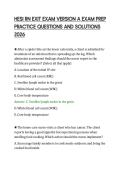 HESI&lowbar;RN&lowbar;EXIT&lowbar;EXAM&lowbar;VERSION&lowbar;A&lowbar;EXAM&lowbar;PREP&lowbar;PRACTICE&lowbar;QUESTIONS&lowbar;AND&lowbar;SOLUTIONS