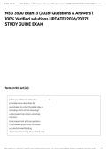 NSG 3500 Exam 3 &lpar;2026&rpar; Questions & Answers &vert; 100&percnt; Verified solutions UPDATE &vert;2026&sol;2027&excl;&excl; STUDY GUIDE EXAM&NewLine;
