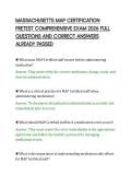 MASSACHUSETTS MAP CERTIFICATION PRETEST COMPREHENSIVE EXAM 2026 FULL QUESTIONS AND CORRECT ANSWERS ALREADY PASSE1&period;pdf&NewLine;&NewLine;