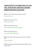 MASSACHUSETTS OIL BURNER PRACTICE 2026 FINAL PAPER REVIEW QUESTIONS ANSWERS BUNDLED PRACTICE COLLECTION&period;pdf&NewLine;&NewLine;
