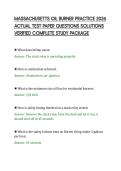 MASSACHUSETTS OIL BURNER PRACTICE 2026 ACTUAL TEST PAPER QUESTIONS SOLUTIONS VERIFIED COMPLETE STUDY PACKAGE&period;pdf&NewLine;&NewLine;