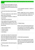 Principles in Community and Public Health Nursing Exam Test with Answers&NewLine;Rated A 2026&vert;2027