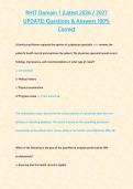 RHIT Domain 1 &lpar;Latest 2026 2027 UPDATE&rpar; Questions & Answers 100- Correct&period;