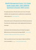 Wealth Management Exams 1 & 2 Study Guide &lpar;Latest 2026 2027 UPDATE&rpar; Questions & Answers 100- Correct