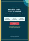 BCOT Fire Safety Exam Preparation 2026&sol;2027 - 250 High-Yield Practice Questions with Answers & Explanations